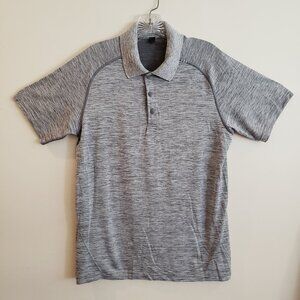 Lululemon Polo Golf Short Sleeve Shirt Mens Medium Time to Get Dirty Preowned